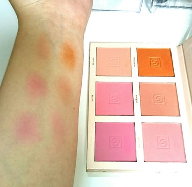  JOUER COSMETICS Bouquet D'Amour Six Shade Blush Palette/Jouer Cosmetics/プレストパウダーを使ったクチコミ（2枚目）