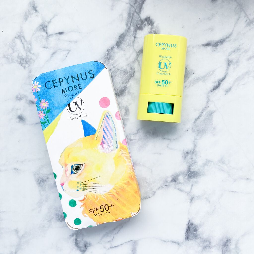 ウォッシャブル UV クリアスティック/CEPYNUS MORE(セピナス モア)/日焼け止めスティックを使ったクチコミ（1枚目）