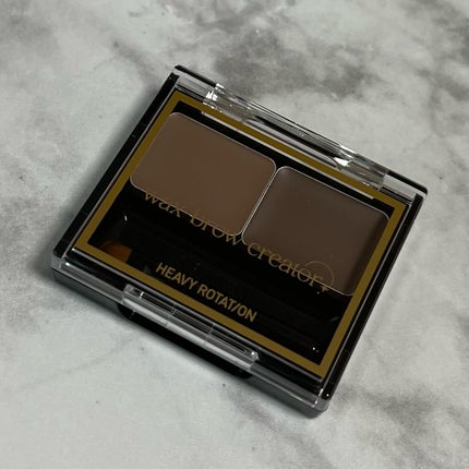 キスミー ヘビーローテーション ワックスブロウクリエイター/ヘビーローテーション/パウダーアイブロウを使ったクチコミ(4枚目)