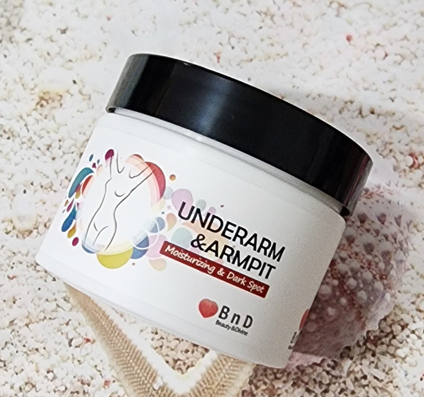 BnDアンダーアームクリーム(ボディクリーム)/BnD/デリケートゾーンケアを使ったクチコミ（1枚目）