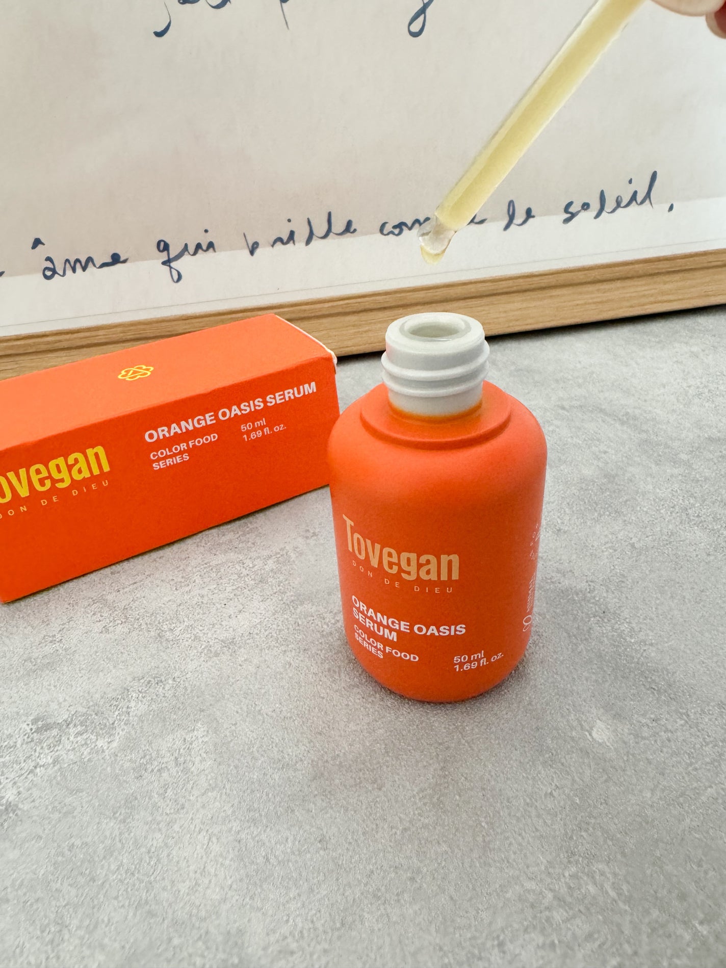 カラーフードシリーズオレンジオアシスセラム/Tovegan/美容液を使ったクチコミ(2枚目)