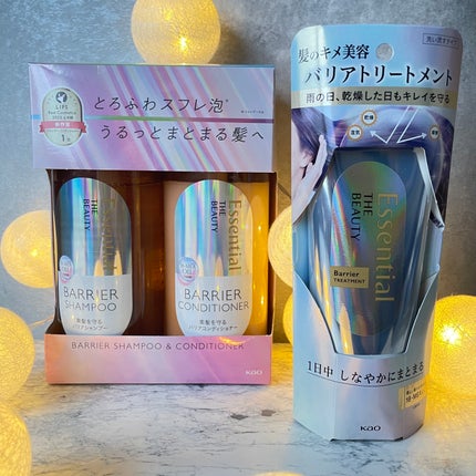 ザビューティ 髪のキメ美容素髪を守る バリアシャンプー/コンディショナー/エッセンシャル/シャンプー・コンディショナーを使ったクチコミ(1枚目)