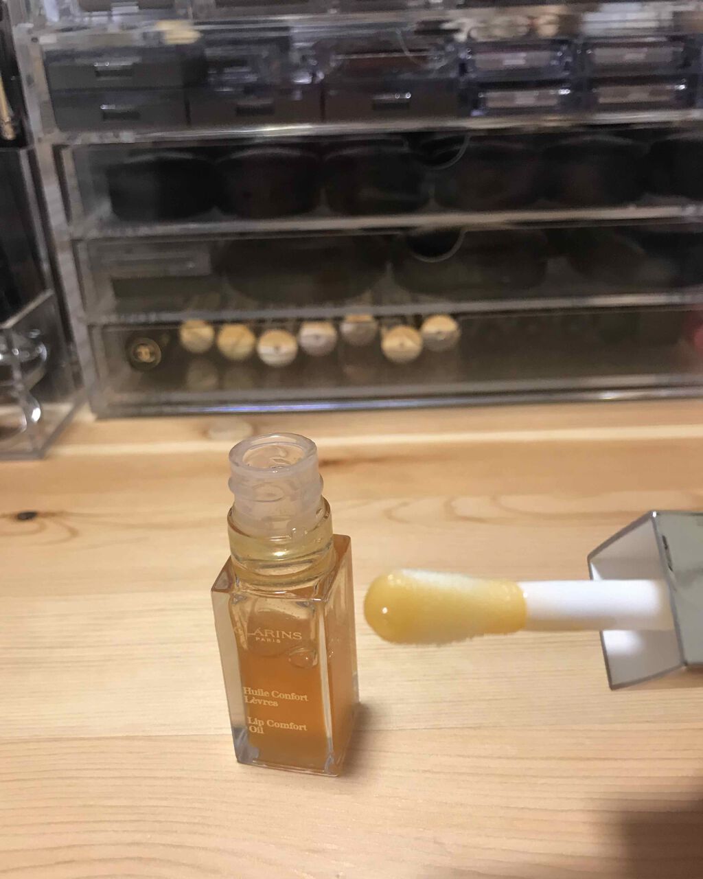 コンフォート リップオイル /CLARINS/リップグロスを使ったクチコミ(2枚目)