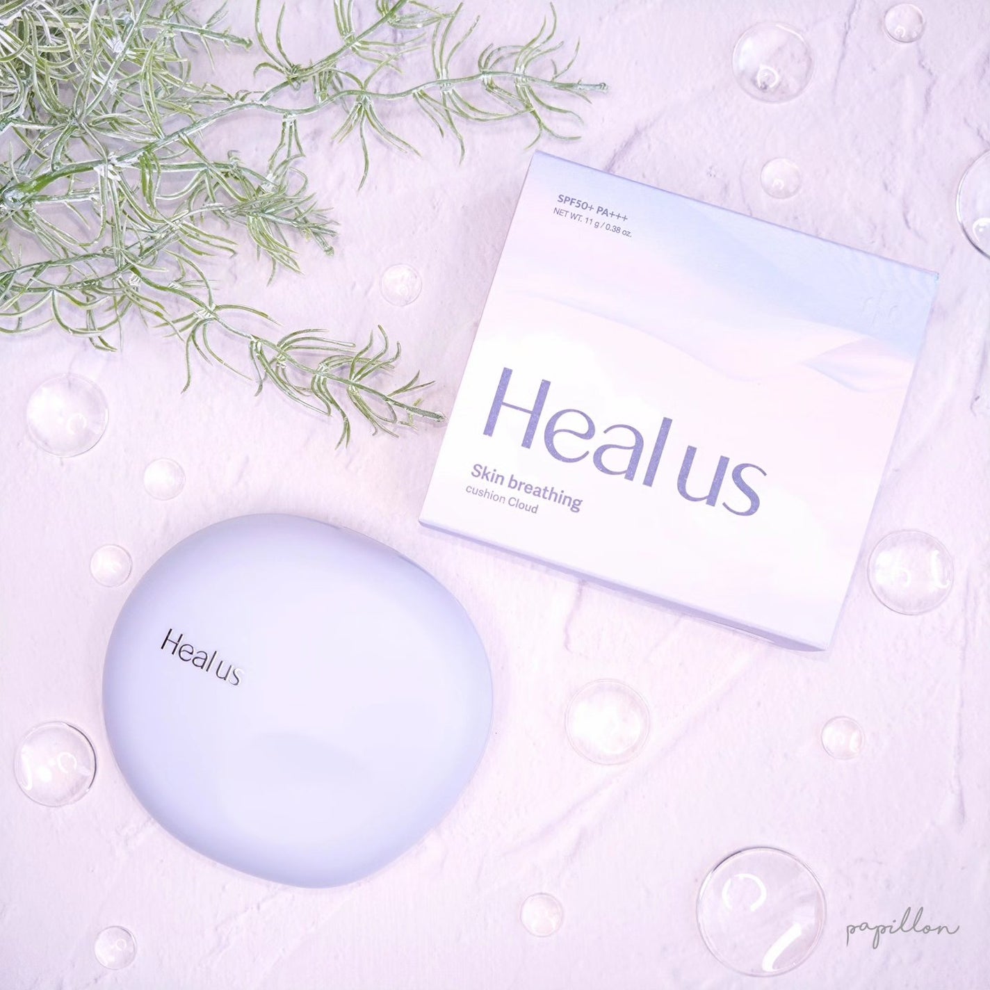 Skin breathing cushion Cloud/Healus/クッションファンデーションを使ったクチコミ(1枚目)