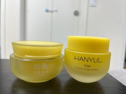 月光ゆず睡眠パック(旧バージョン)/HANYUL(ハンユル)/フェイスクリームを使ったクチコミ(1枚目)