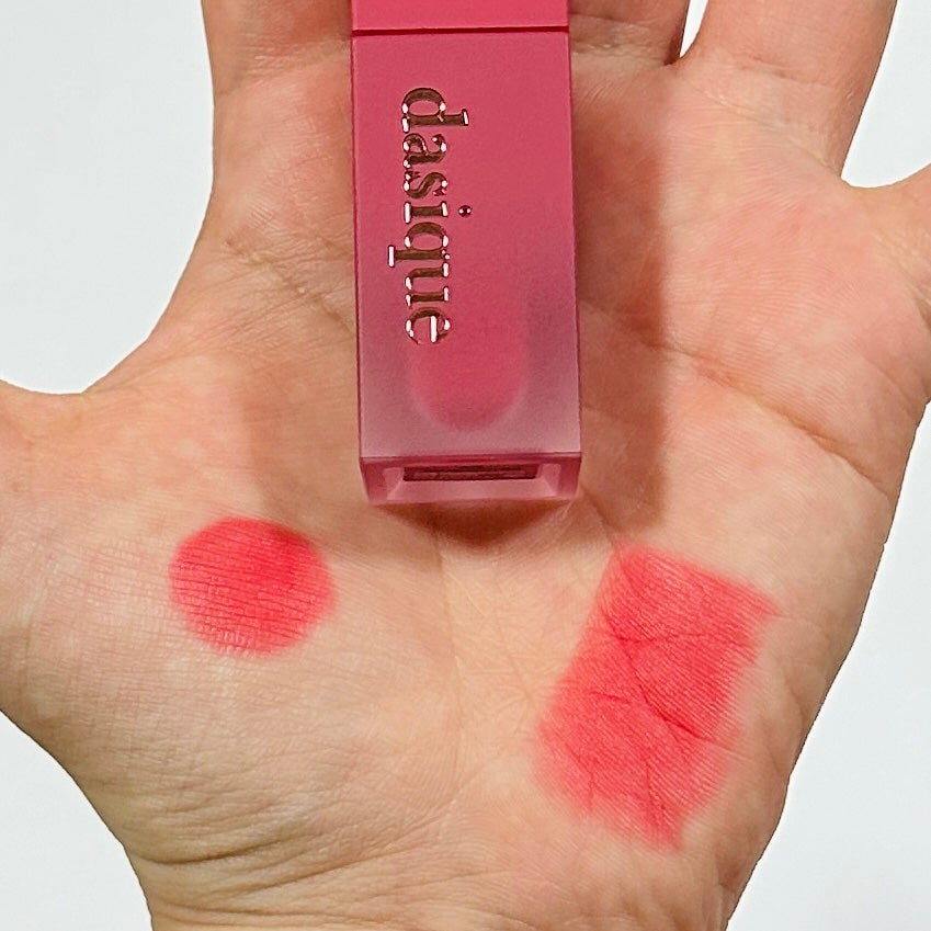 クリームドゥローズティント/dasique/リップティントを使ったクチコミ(2枚目)