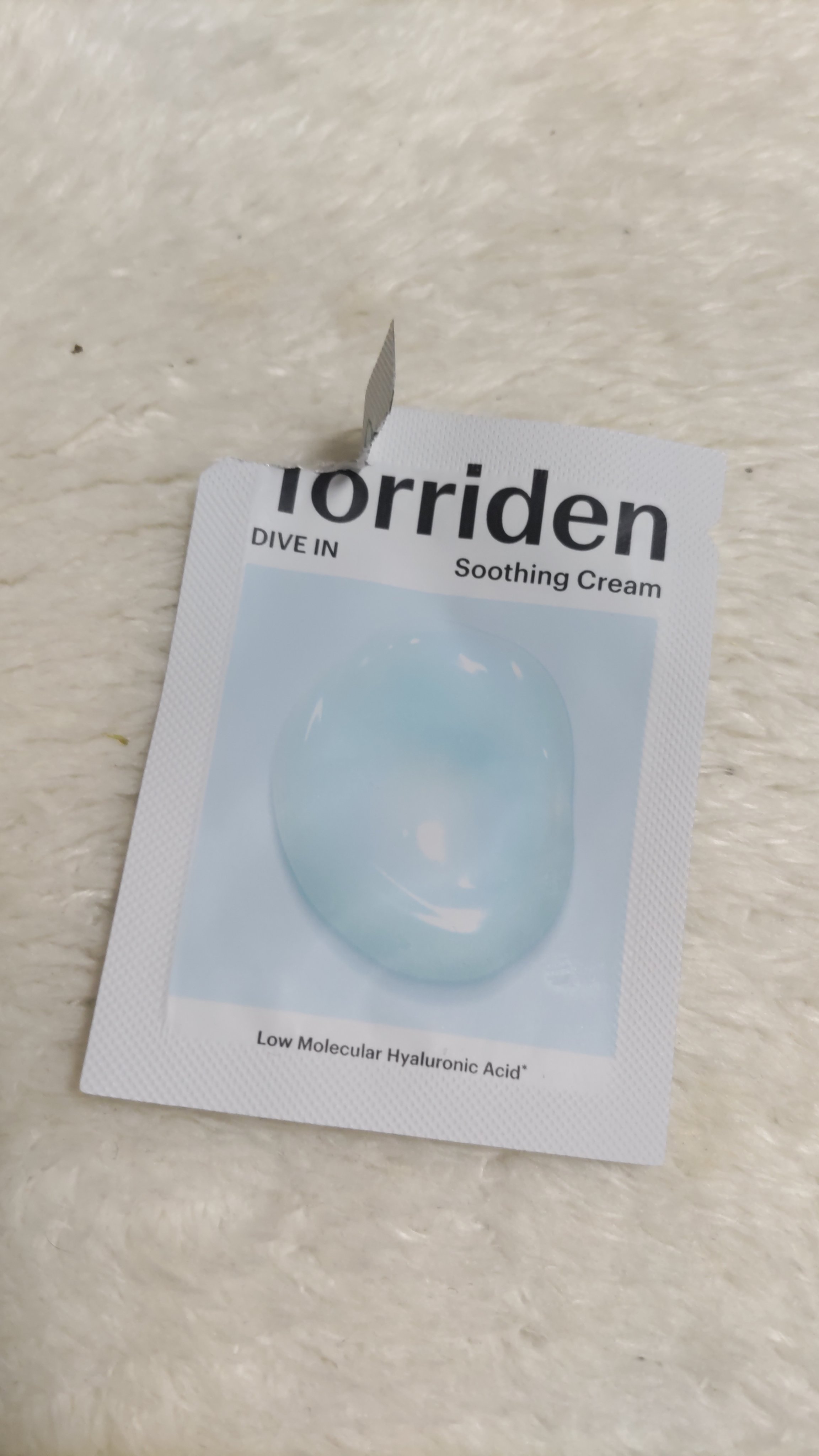 ダイブインスージングクリーム/Torriden/フェイスクリームを使ったクチコミ（1枚目）