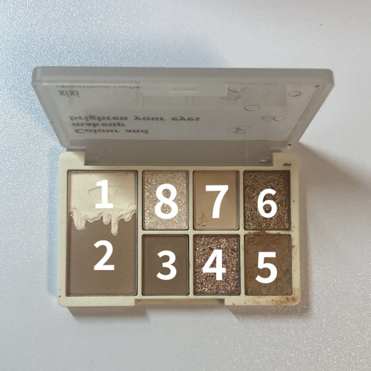 xixi アイシャドウ/xixi/アイシャドウパレットを使ったクチコミ（1枚目）