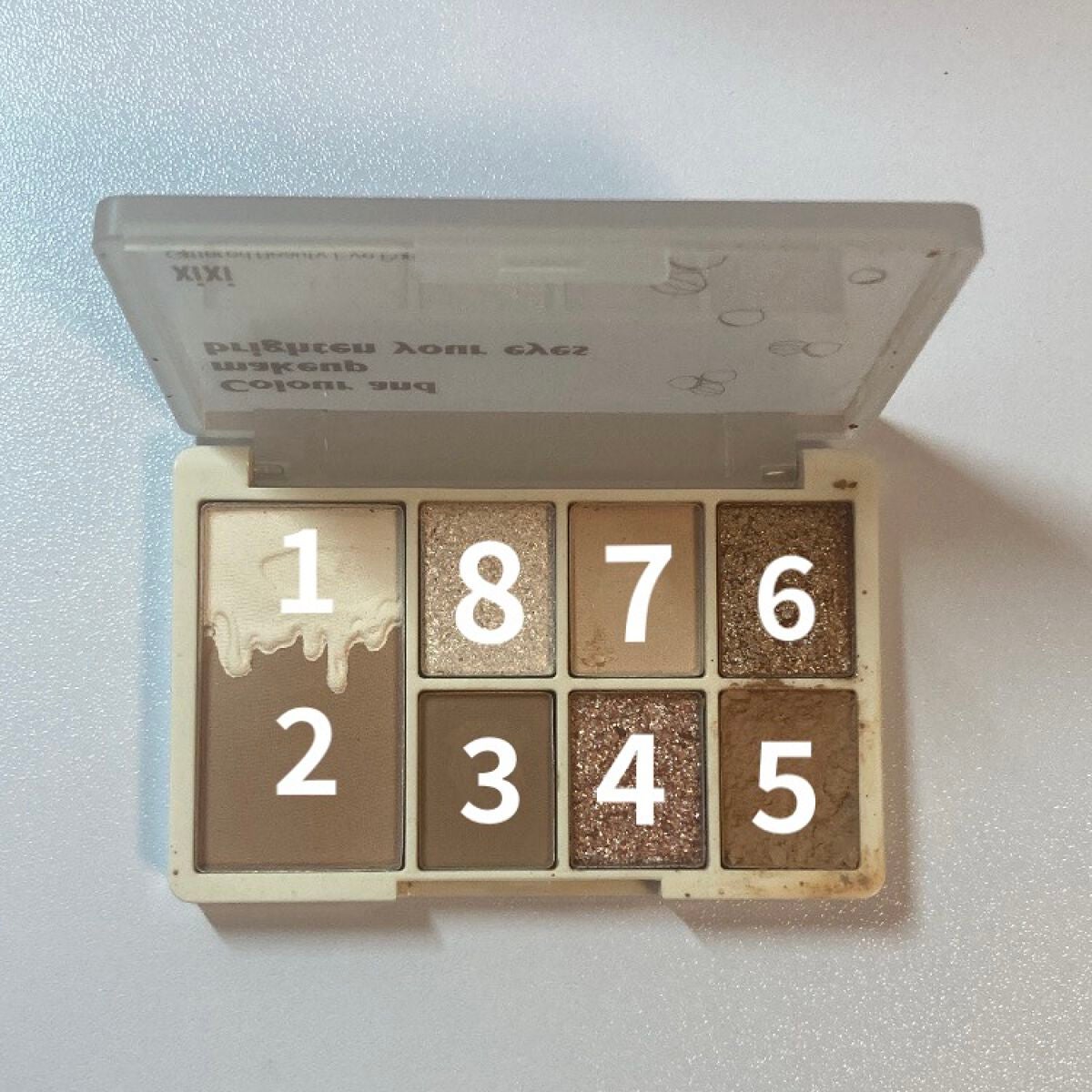 xixi アイシャドウ/xixi/アイシャドウパレットを使ったクチコミ(1枚目)