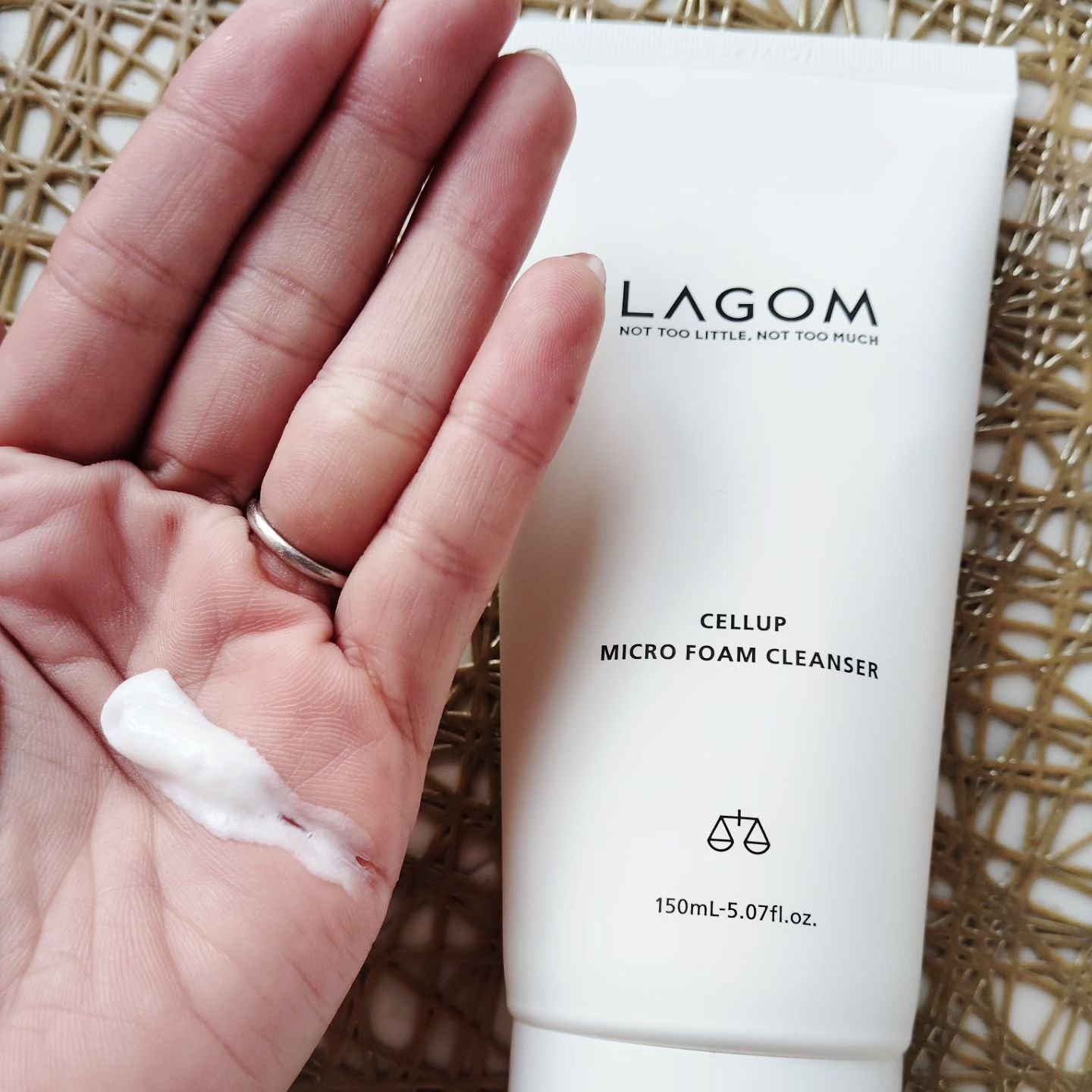 マイクロフォーム クレンザー(夜用洗顔)/LAGOM /クレンジングクリームを使ったクチコミ（3枚目）