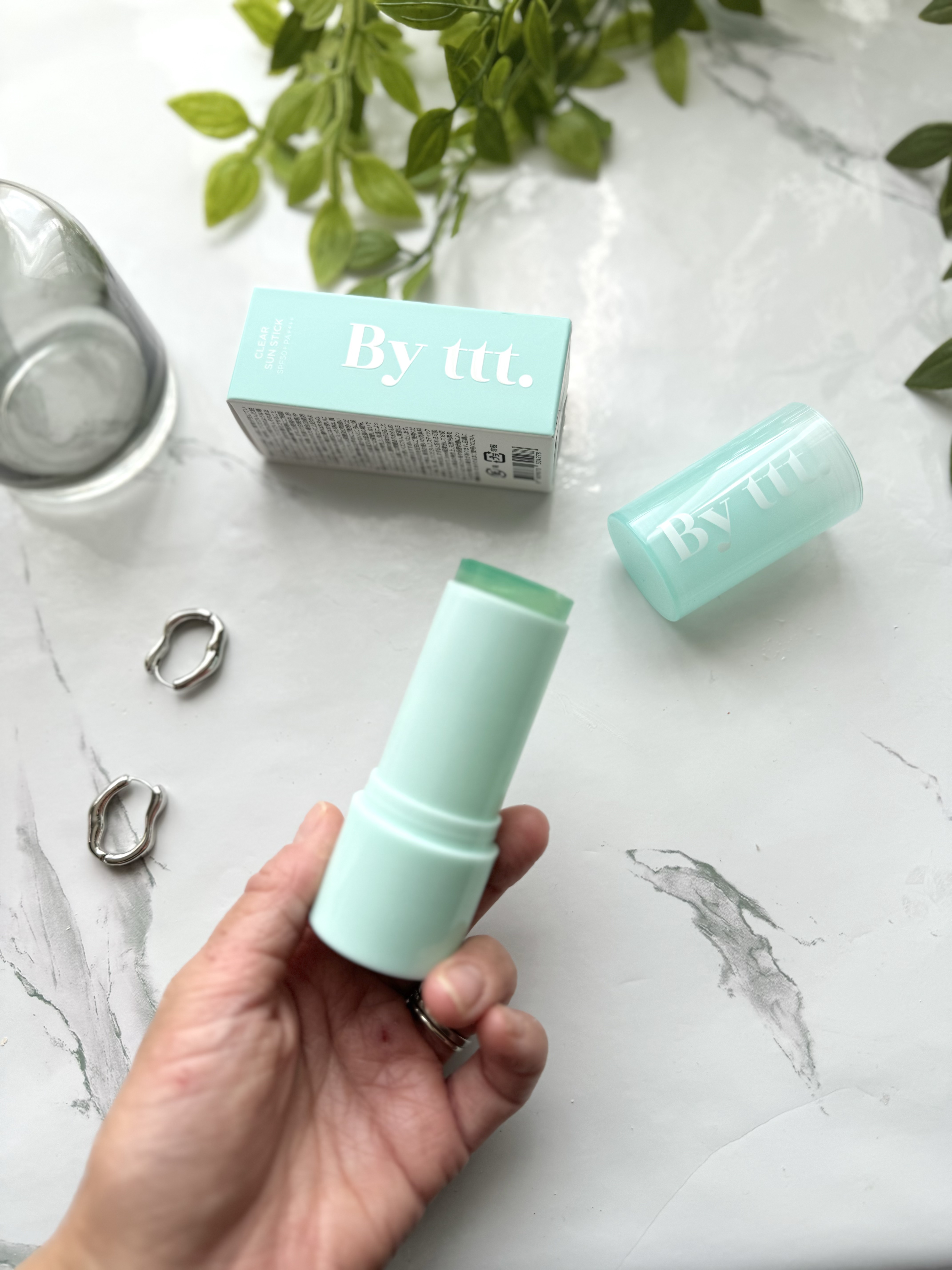 クリアサンスティック/By ttt./日焼け止めスティックを使ったクチコミ（2枚目）