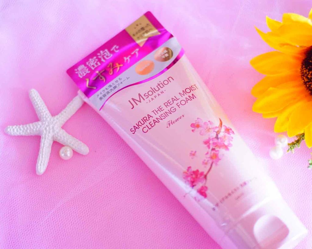 メイクも落とせる洗顔フォーム 桜/JMsolution/洗顔フォームを使ったクチコミ（1枚目）