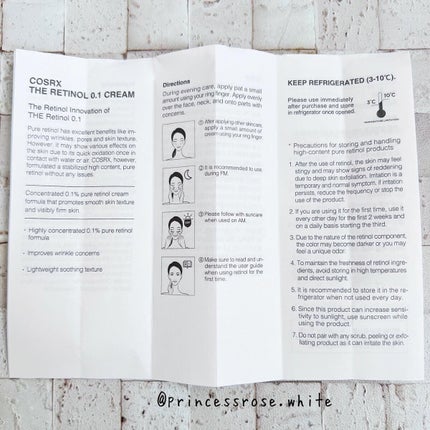 RXザ・レチノール0.1クリーム/COSRX/フェイスクリームを使ったクチコミ(5枚目)