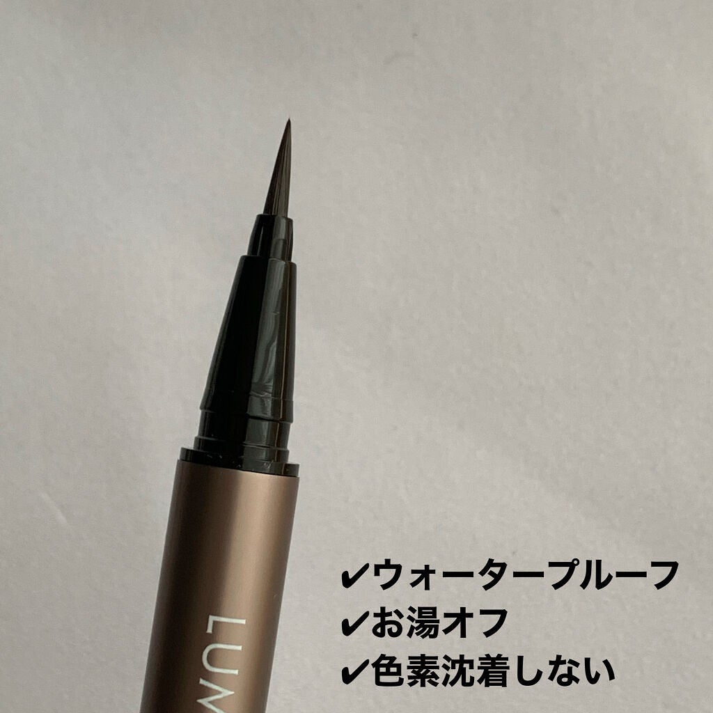 スキルレスライナー/LUMIURGLAS/リキッドアイライナーを使ったクチコミ(3枚目)