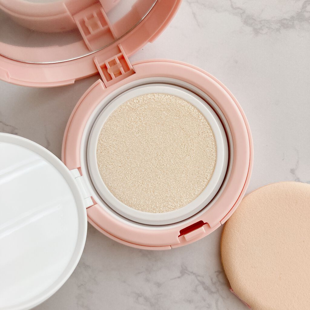 クッションUVパクト/WHOMEE/化粧下地を使ったクチコミ(4枚目)