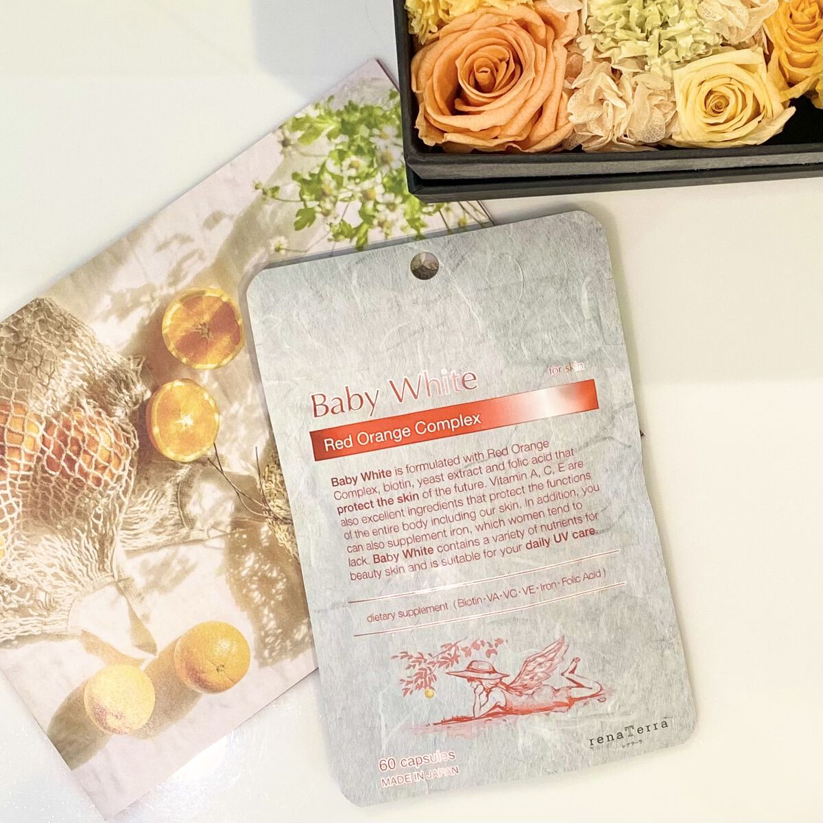 Baby White 60粒/renaTerra/美容サプリメントを使ったクチコミ（1枚目）