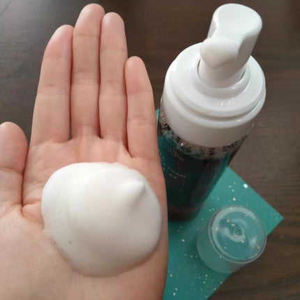 グリーンティーモイスチャーバブルフォーム/ラウンドアラウンド/泡洗顔を使ったクチコミ(4枚目)