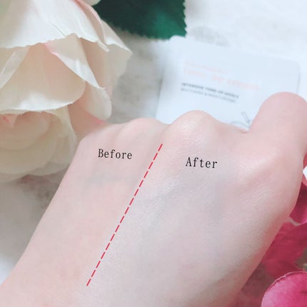 ピーチビームリアルトーンアップクリーム/CELEFIT/化粧下地を使ったクチコミ(3枚目)