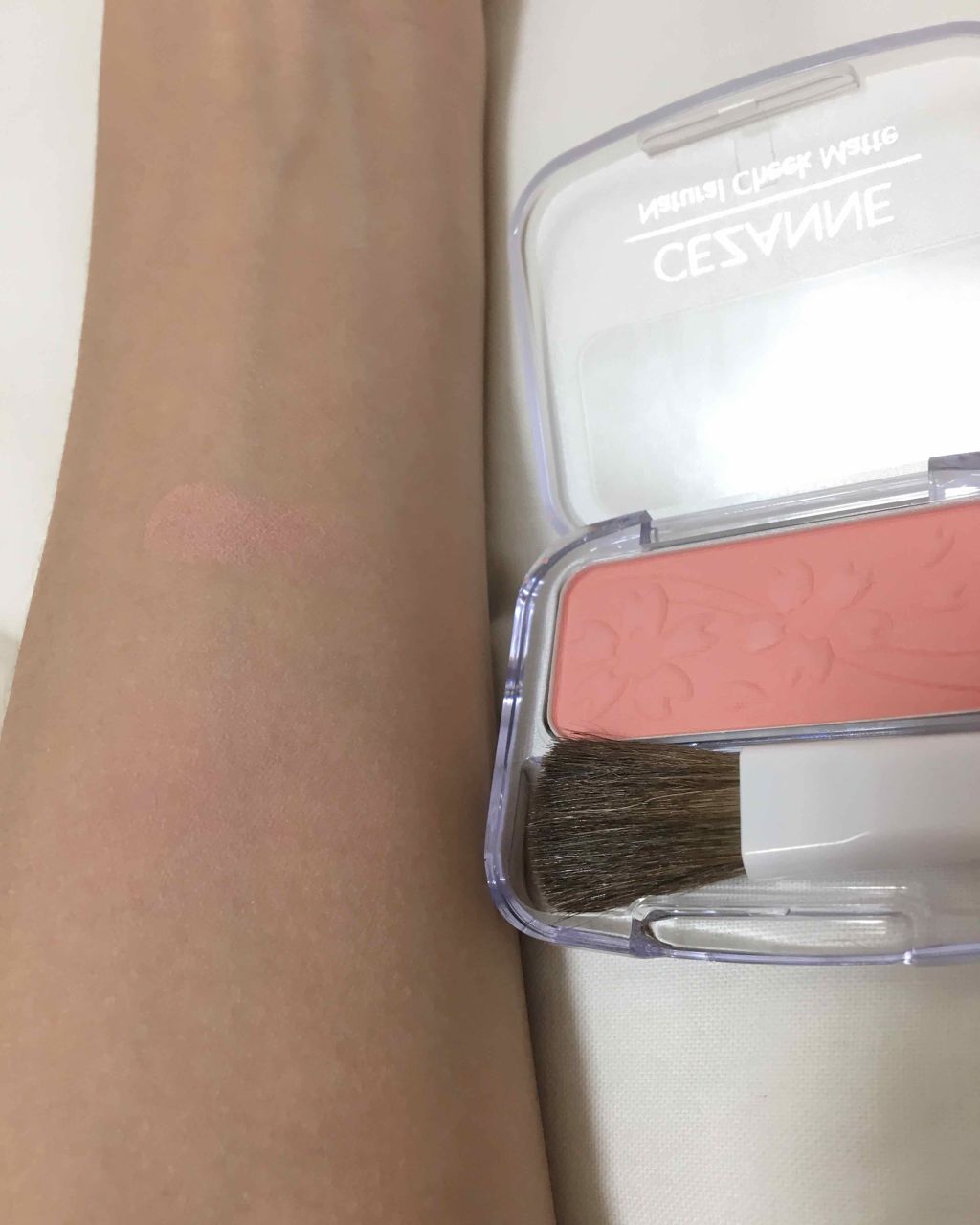 ナチュラル チークN/CEZANNE/パウダーチークを使ったクチコミ(2枚目)