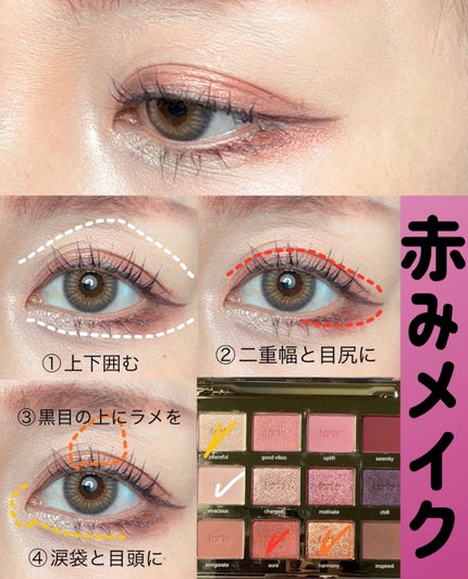 タルトレット E アマゾニアンクレイ パレット/tarte/アイシャドウパレットを使ったクチコミ(8枚目)