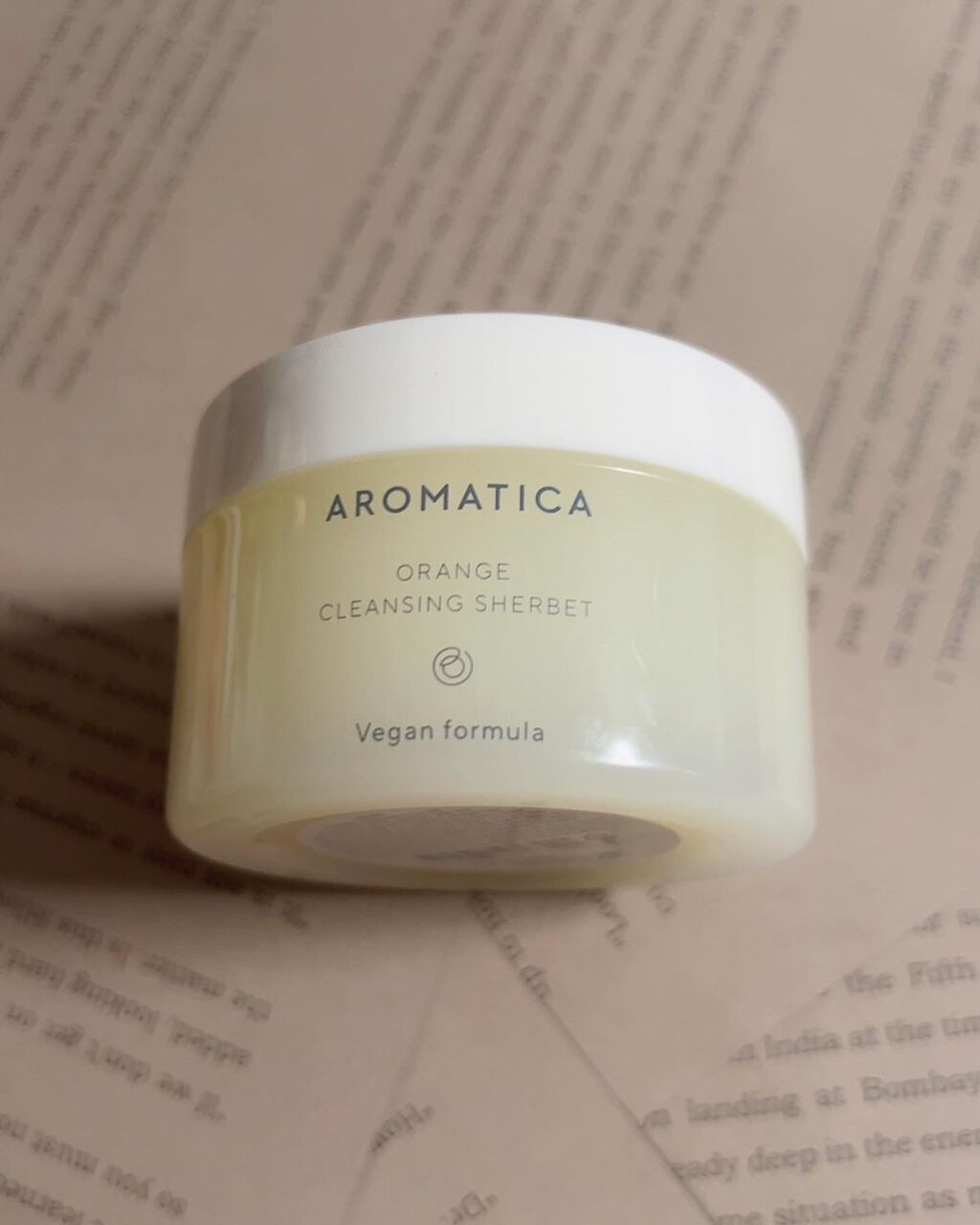オレンジクレンジングシャーベット/AROMATICA/クレンジングバームを使ったクチコミ(6枚目)