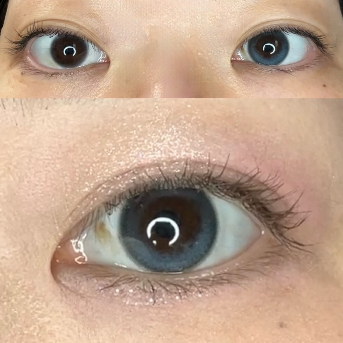 Glowy 1day/OLENS/ワンデー（１DAY）カラコンを使ったクチコミ（2枚目）