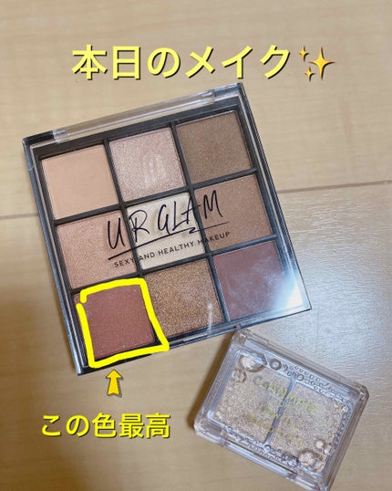 UR GLAM BLOOMING EYE COLOR PALETTE/U R GLAM/アイシャドウパレットを使ったクチコミ(1枚目)