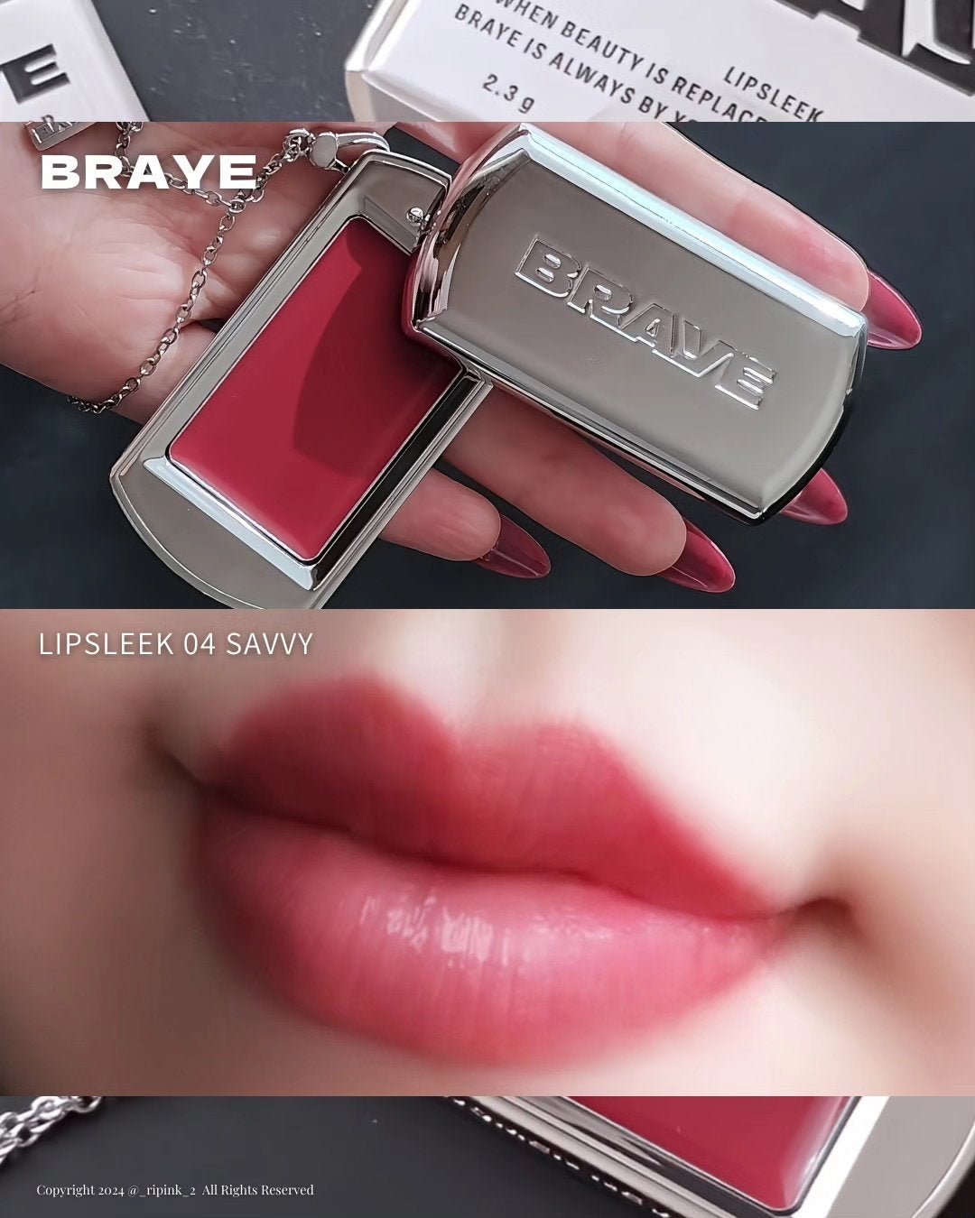 BRAYE LIPSLEEK/BRAYE/口紅を使ったクチコミ(5枚目)