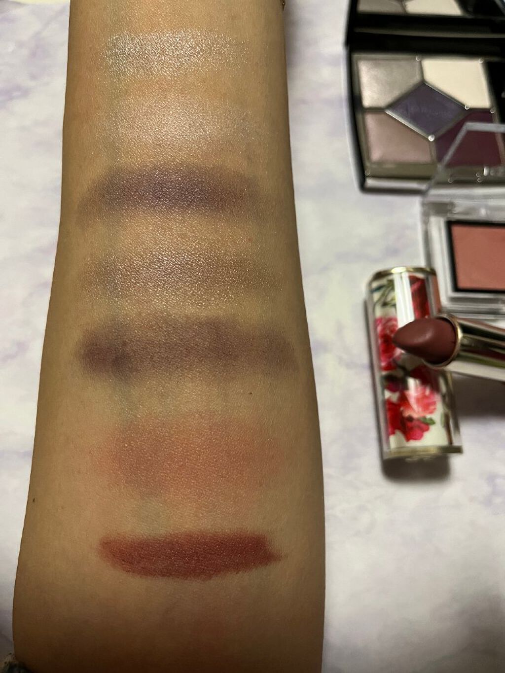 ザ・オンリーワン ラスティングマットカラー リップスティック 150 Creamy Mocha/DOLCE&GABBANA BEAUTY/口紅を使ったクチコミ（2枚目）