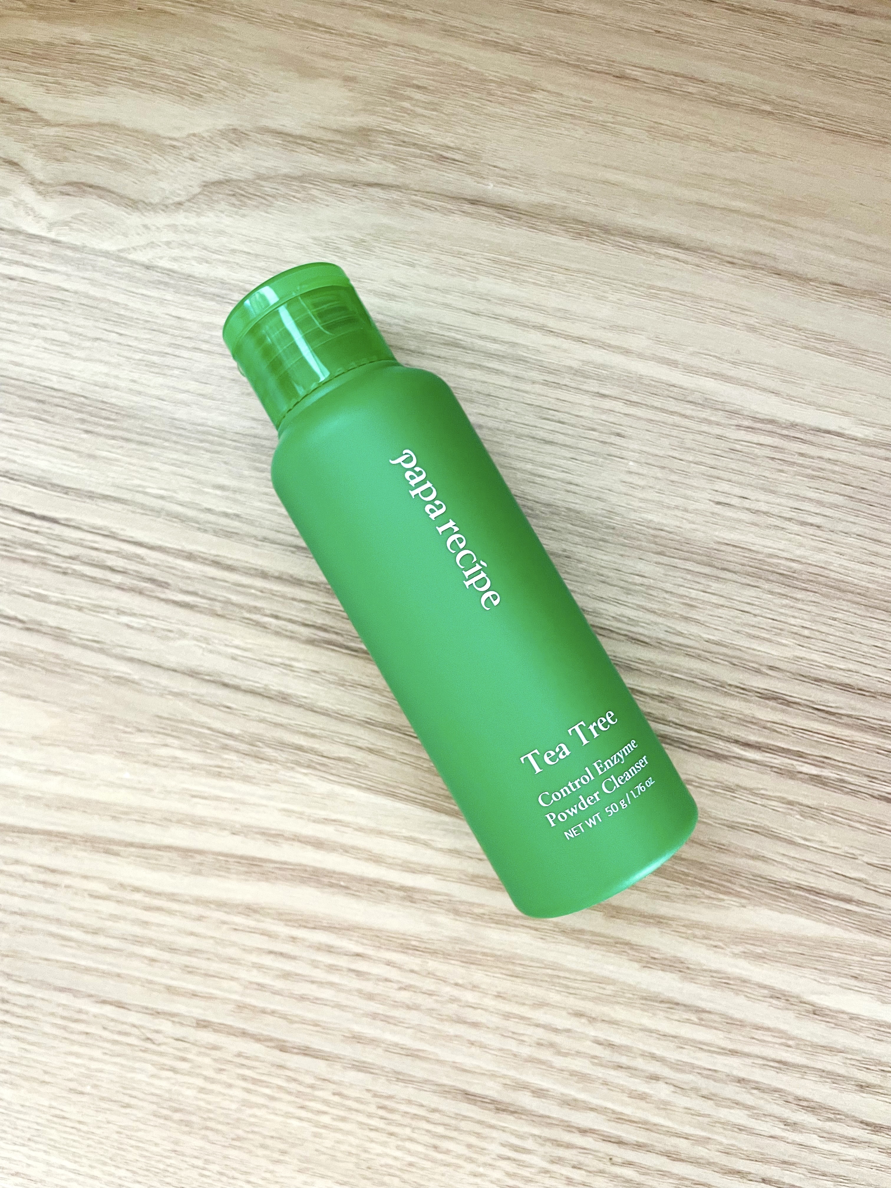 ティーツリーコントロール酵素洗顔パウダー/PAPA RECIPE/洗顔パウダーを使ったクチコミ（1枚目）