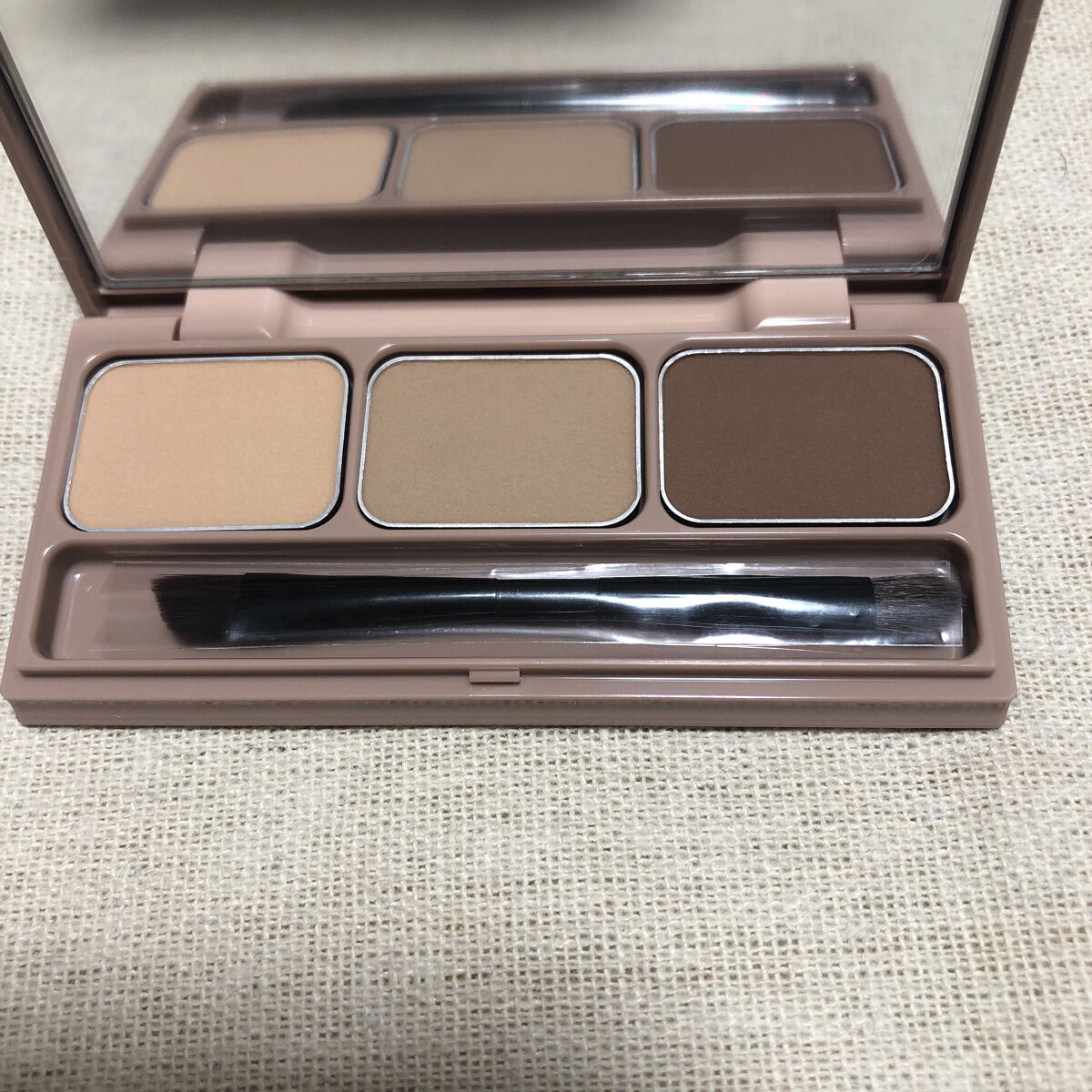 ブロウパウダー 01 All Brown/CipiCipi/パウダーアイブロウを使ったクチコミ（2枚目）