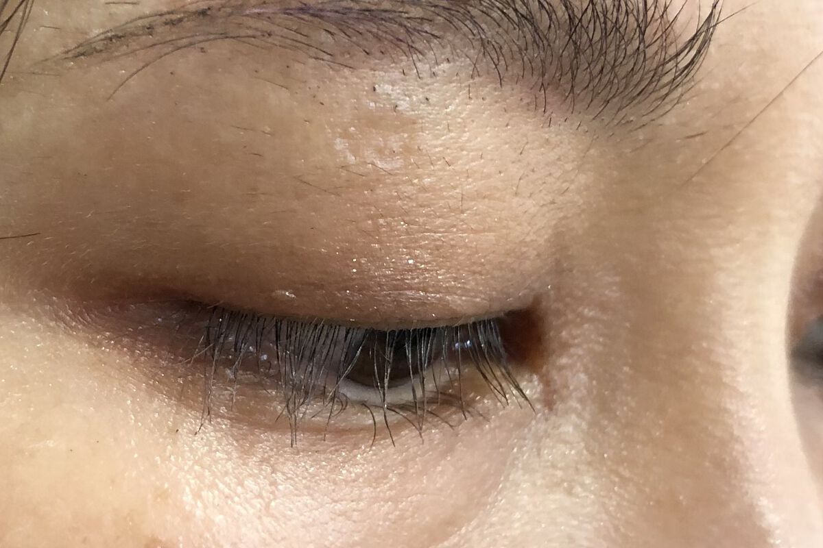 「塗るつけまつげ」自まつげ際立てタイプ/デジャヴュ/マスカラを使ったクチコミ（3枚目）