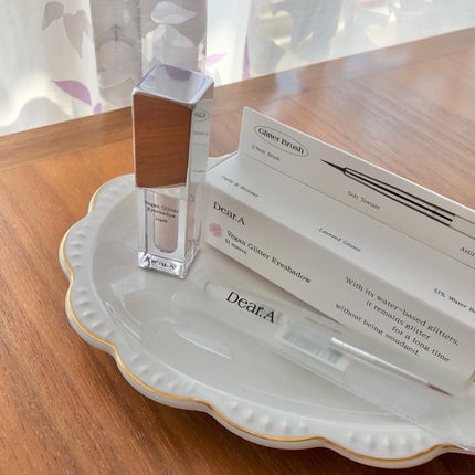 グリッターアイシャドウ/Dear.A/グリッターを使ったクチコミ(4枚目)