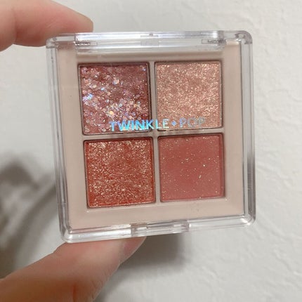 TWINKLE POP Pearl Flex Glitter Eye Palette/CLIO/アイシャドウパレットを使ったクチコミ(2枚目)