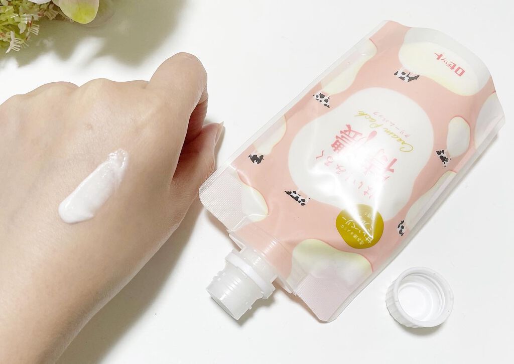 はい！みるく特濃　クリームパック/ロゼット/洗い流すパック・マスクを使ったクチコミ（2枚目）