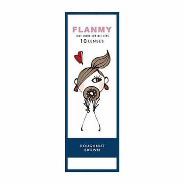 FLANMY 1day（10枚/30枚）/FLANMY/ワンデー（１DAY）カラコンを使ったクチコミ（1枚目）