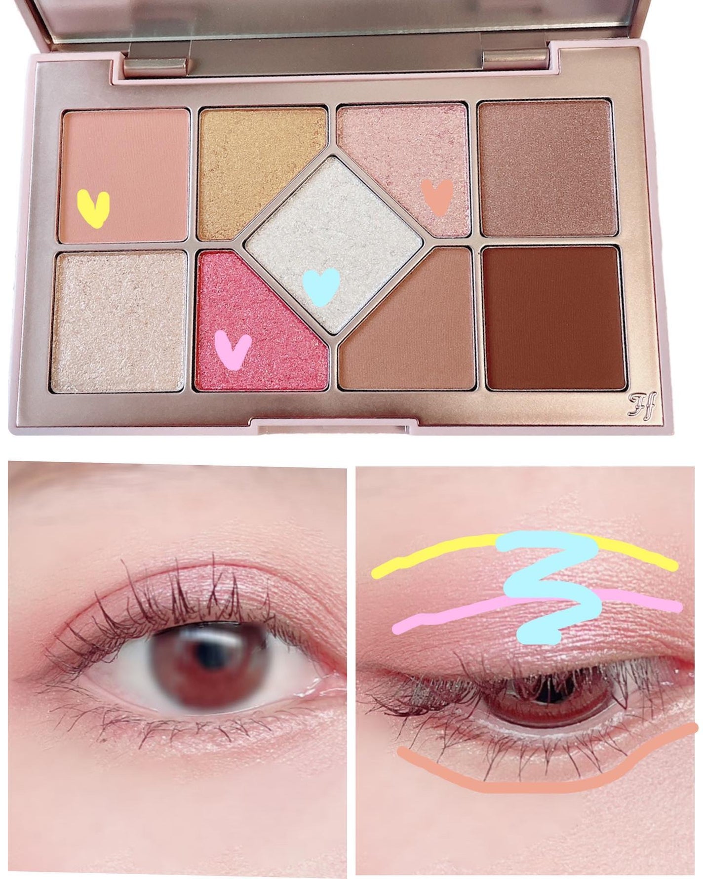 シャインユー アイシャドウパレット/frunflynn/アイシャドウパレットを使ったクチコミ(5枚目)