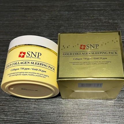 SNP ゴールド コラーゲン スリーピング パック/SNP/シートマスク・パックを使ったクチコミ(1枚目)