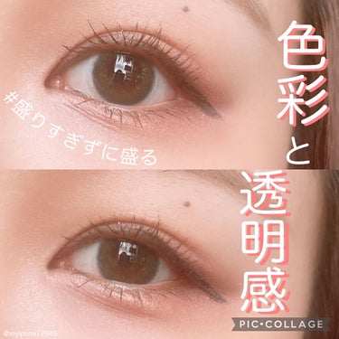 single eye color/la peau de gem./シングルアイシャドウを使ったクチコミ（1枚目）