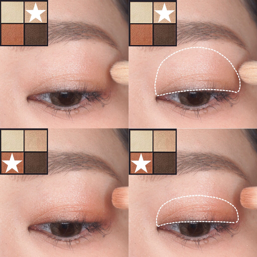 リアルクローズシャドウ/excel/アイシャドウパレットを使ったクチコミ（2枚目）