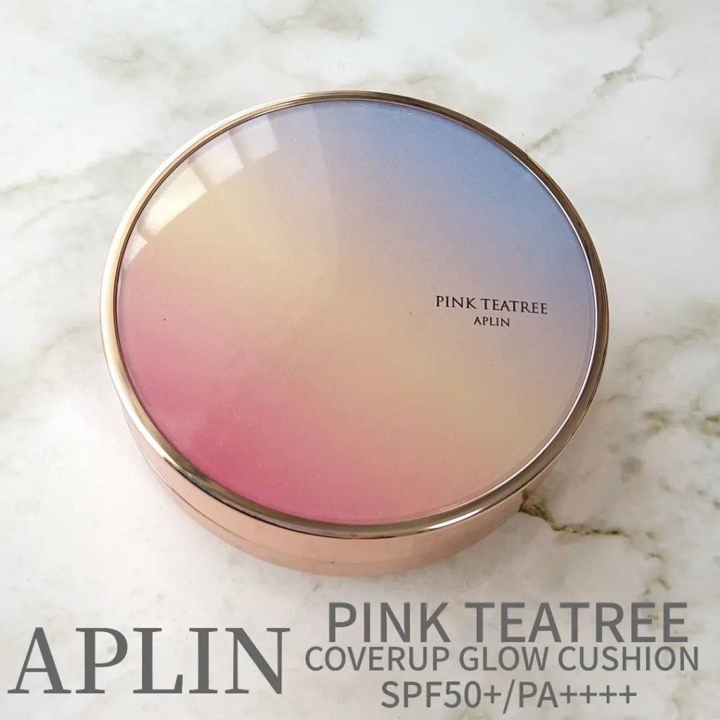 ピンクティーツリーカバーアップグロウクッション/APLIN/クッションファンデーションを使ったクチコミ（1枚目）