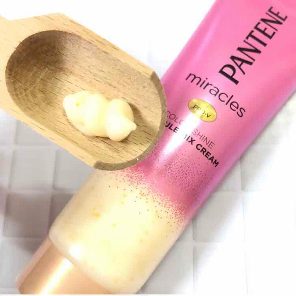 ミラクルズ カラーシャイン カプセルミックスクリーム/パンテーン/洗い流すヘアトリートメントを使ったクチコミ(2枚目)