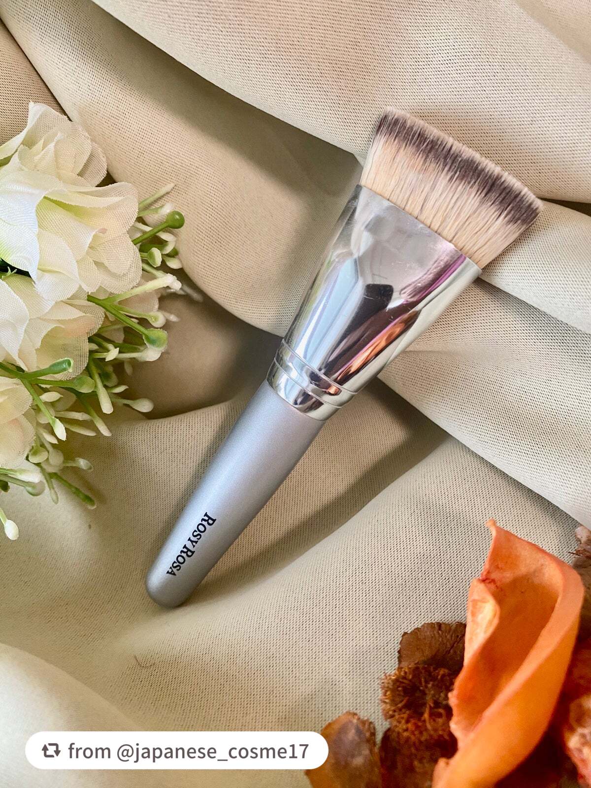 マルチファンデブラシ /ロージーローザ/メイクブラシを使ったクチコミ(2枚目)