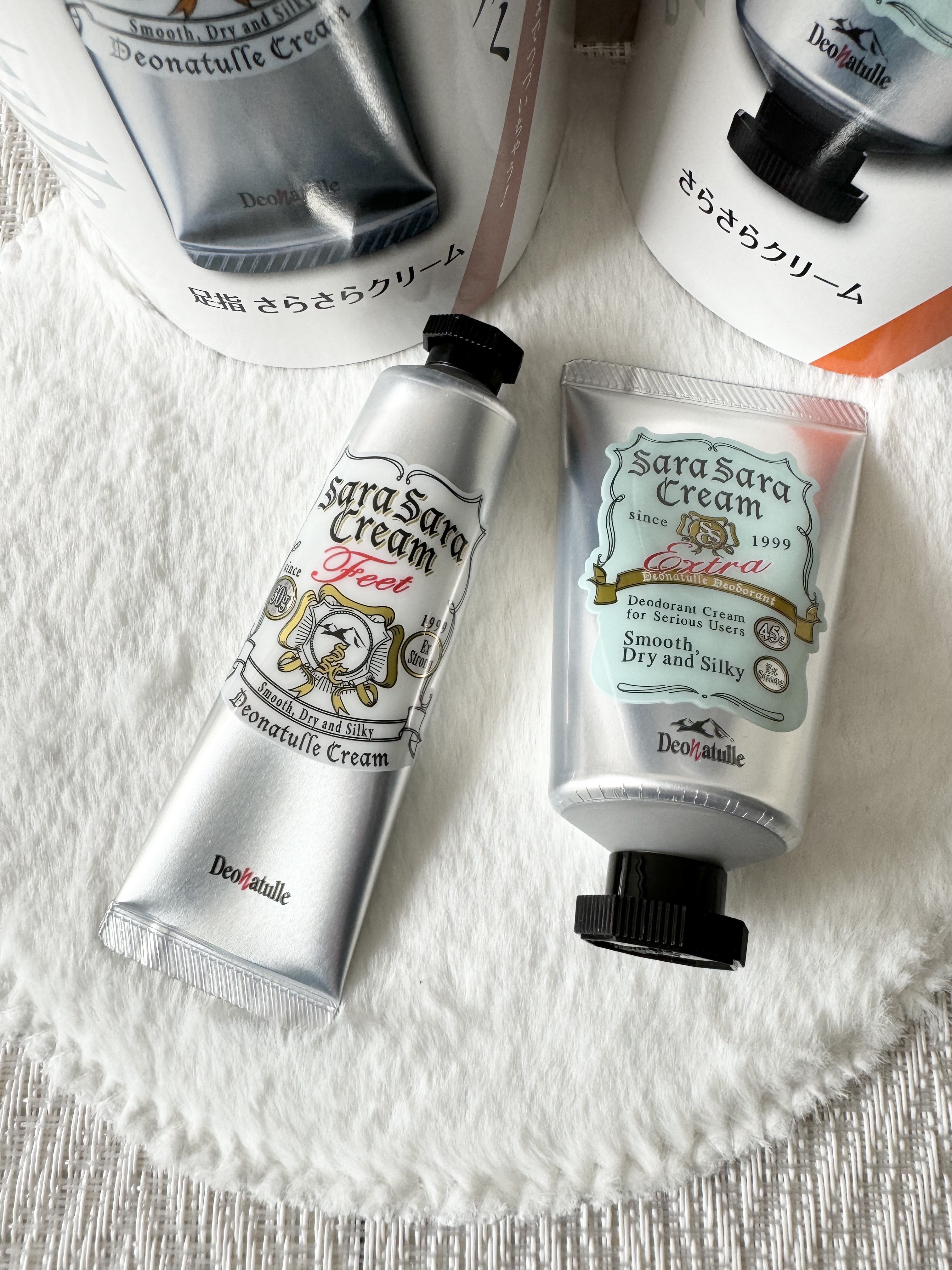 薬用足指さらさらクリーム/デオナチュレ/デオドラント・制汗剤を使ったクチコミ（2枚目）