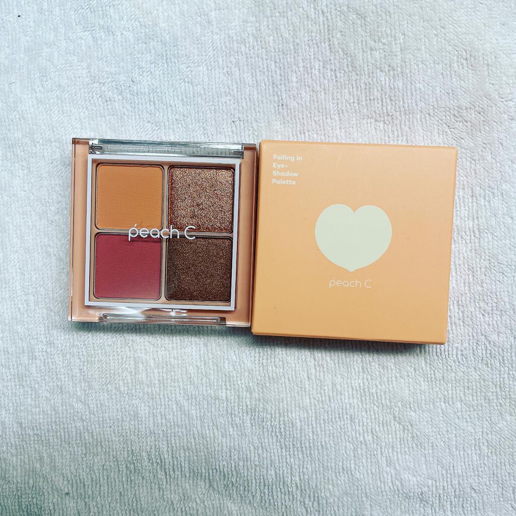 フォーリング イン アイシャドウ パレット  02 フォーリングインピーチ/Peach C/アイシャドウパレットを使ったクチコミ（1枚目）