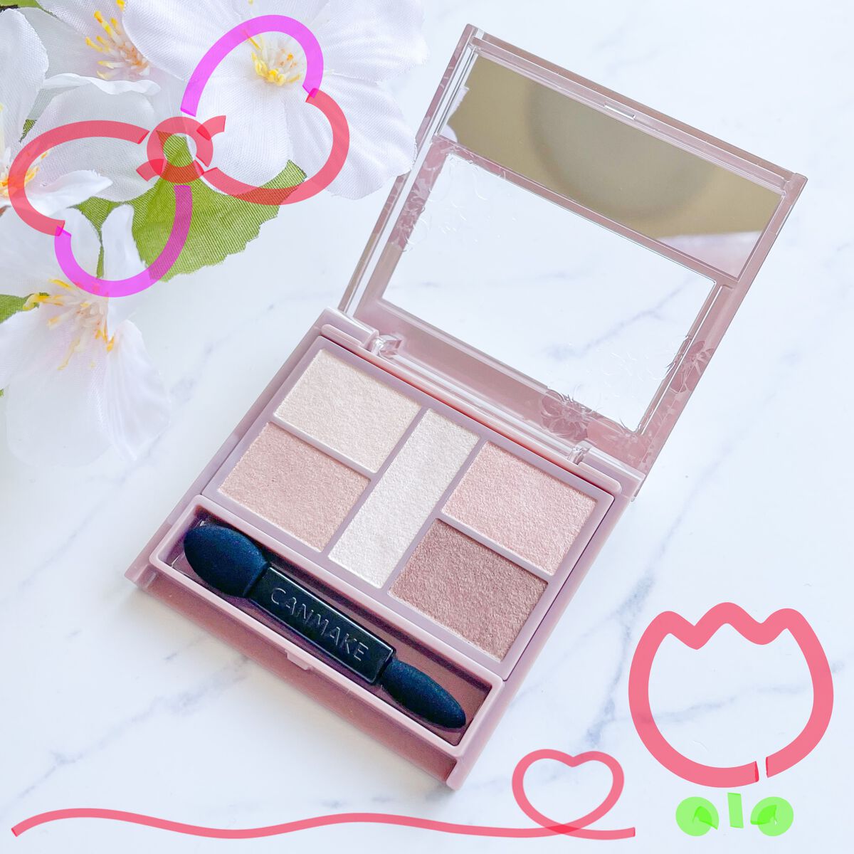 パーフェクトスタイリストアイズ/キャンメイク/アイシャドウパレットを使ったクチコミ(2枚目)