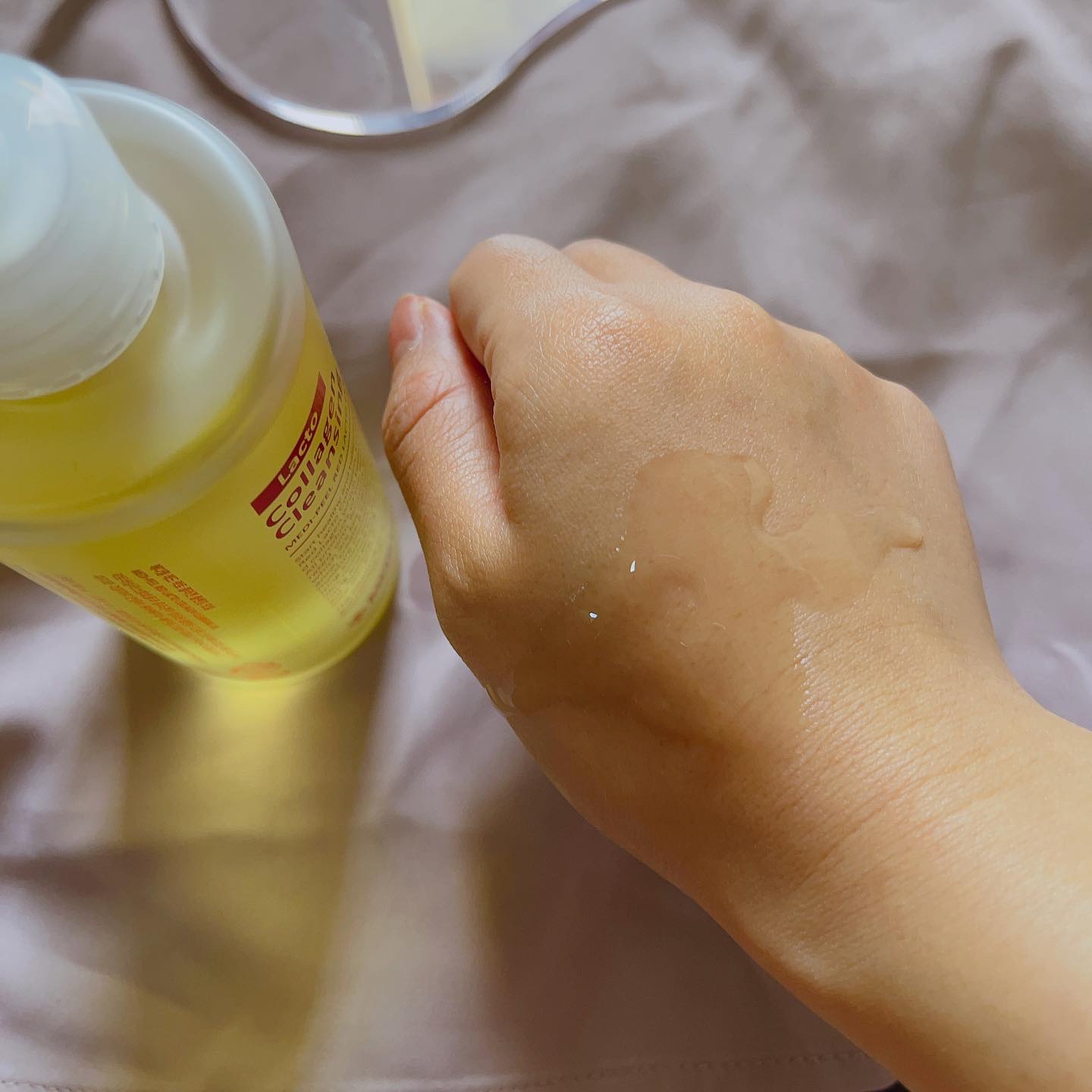 レッドラクトコラーゲンクレンジングオイル/MEDIPEEL/オイルクレンジングを使ったクチコミ（3枚目）