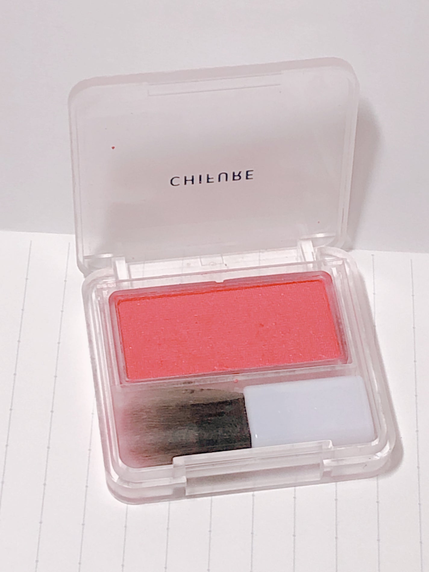 パウダー チーク/ちふれ/パウダーチークを使ったクチコミ(2枚目)