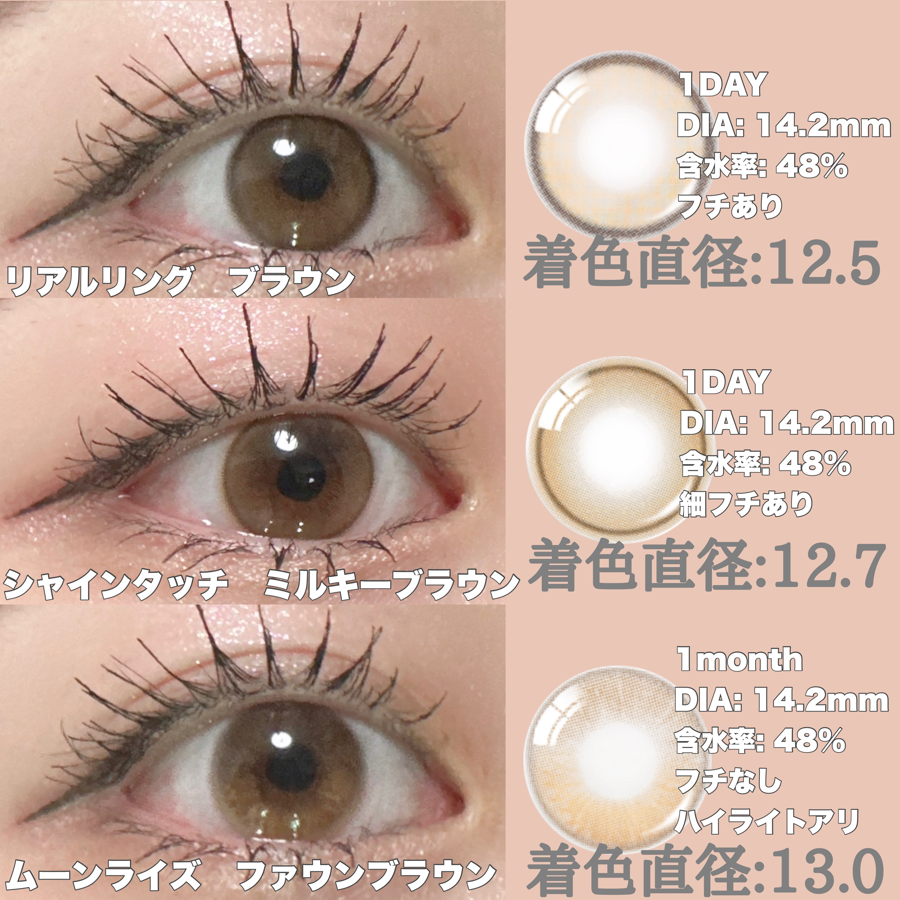 Moonrise 1Month/OLENS/１ヶ月（１MONTH）カラコンを使ったクチコミ（2枚目）