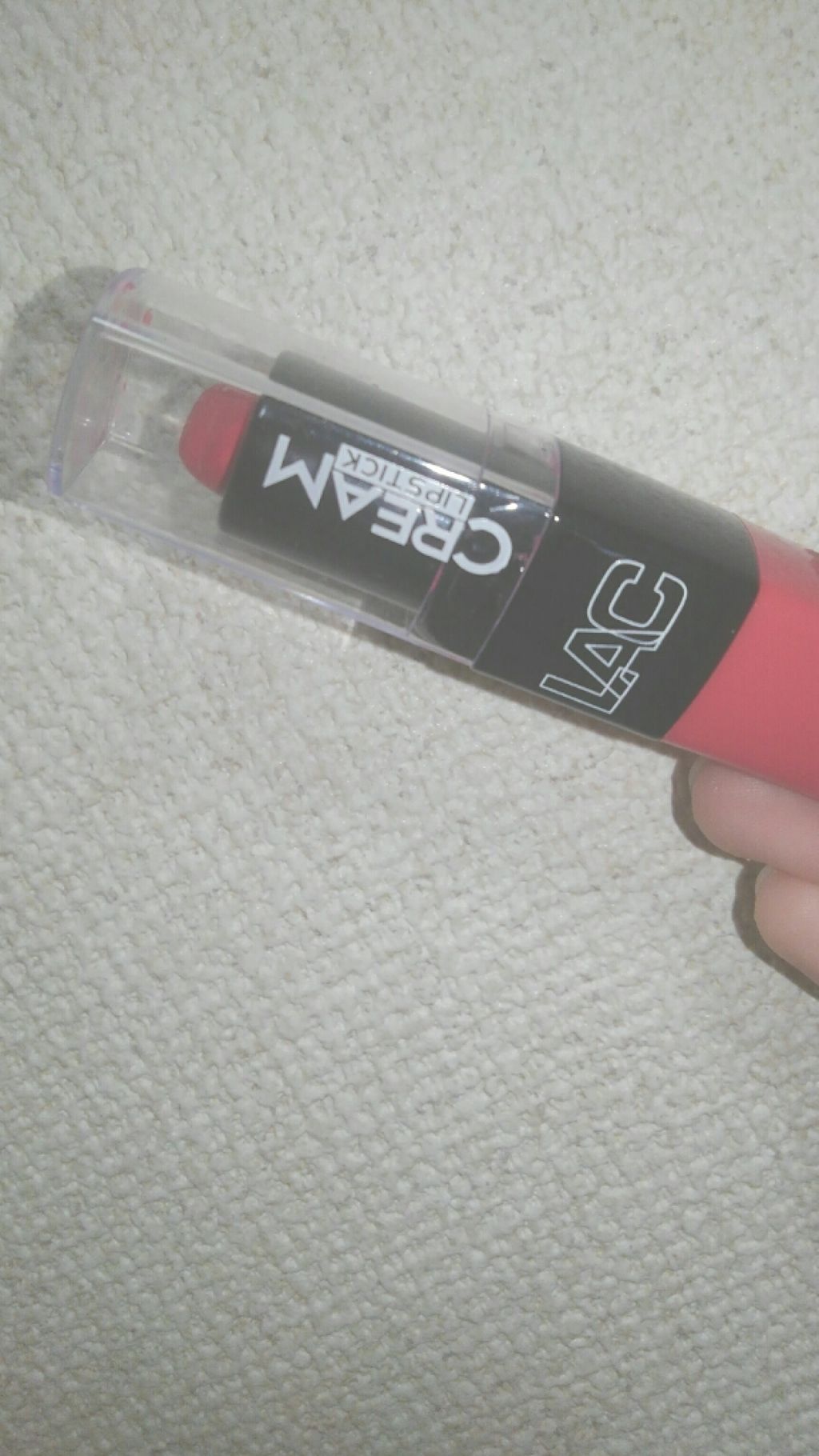 モイスチャークリーム リップスティック/L.A.COLORS/口紅を使ったクチコミ（1枚目）